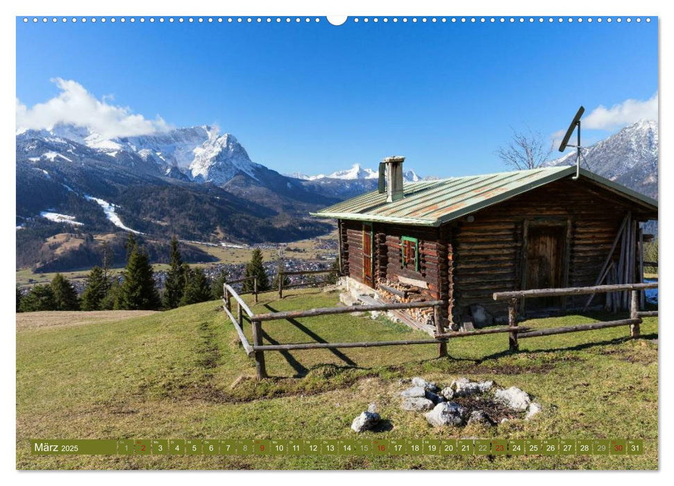 Rund um die Zugspitze (CALVENDO Wandkalender 2025)