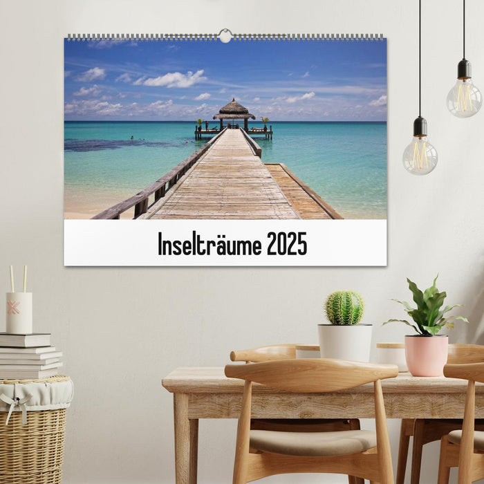 Inselträume 2025 (CALVENDO Wandkalender 2025)