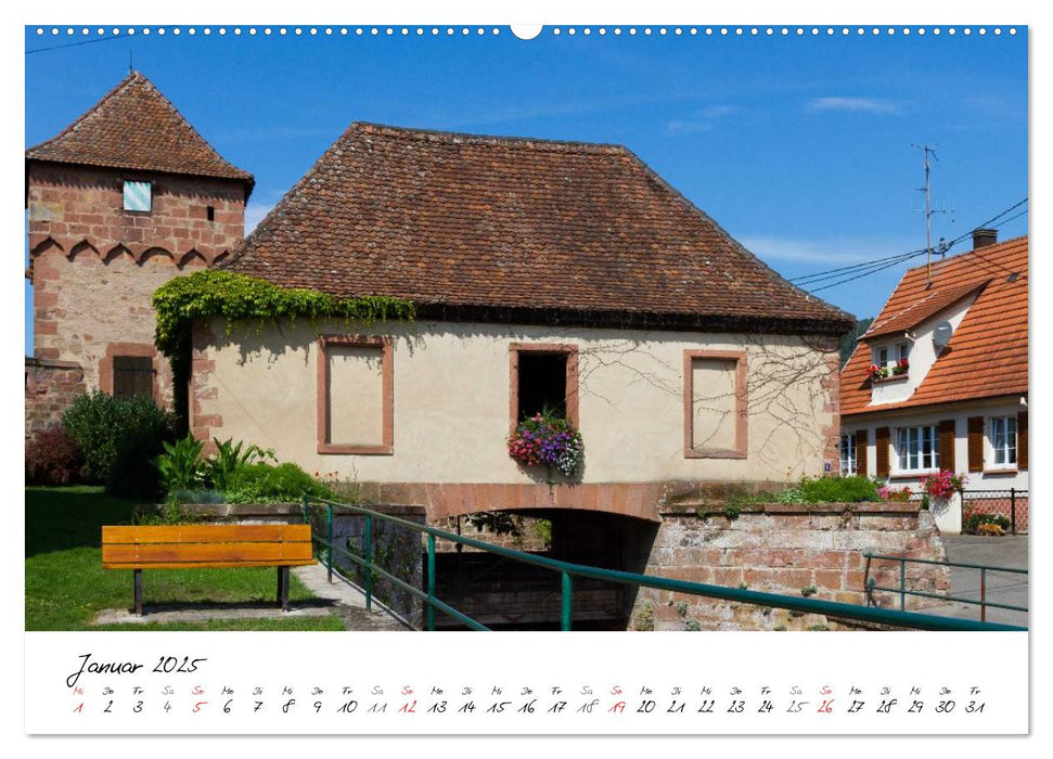 Wissembourg im Elsass (CALVENDO Premium Wandkalender 2025)