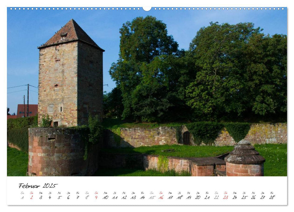 Wissembourg im Elsass (CALVENDO Premium Wandkalender 2025)