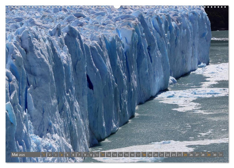 Patagonien, Gletscher, Berge und unendliche Weiten (CALVENDO Premium Wandkalender 2025)