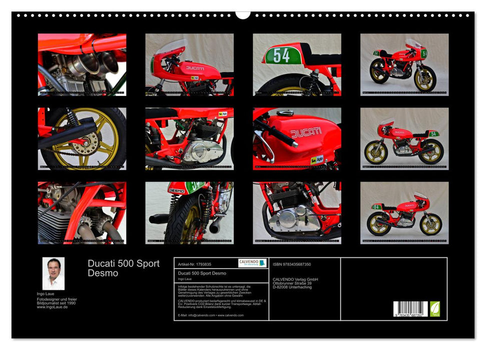 Ducati 500 Sport Desmo (CALVENDO Wandkalender 2025)