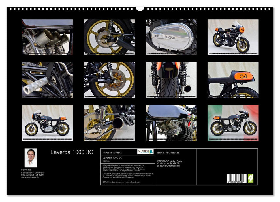 Laverda 1000 3C (CALVENDO Wandkalender 2025)