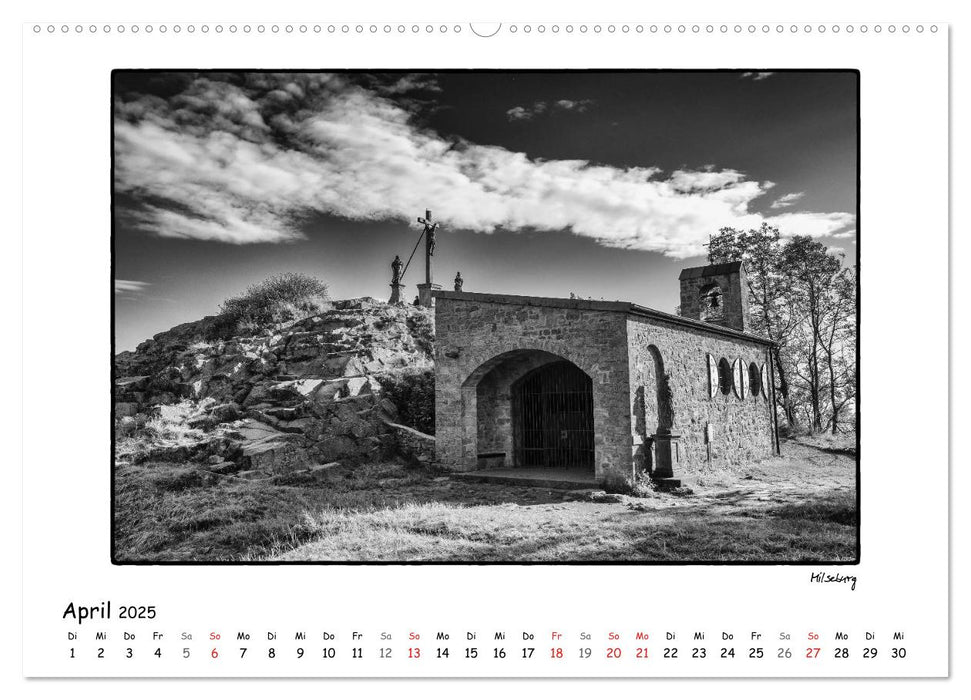 RHÖN SCHWARZ-WEISS (CALVENDO Premium Wandkalender 2025)