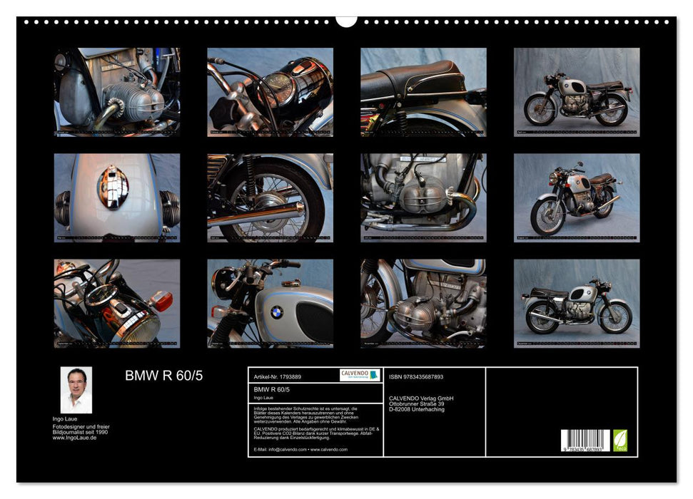 BMW R 60/5 (CALVENDO Wandkalender 2025)