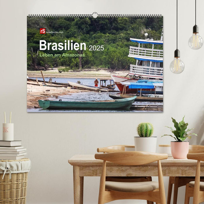 Brasilien 2025 Leben am Amazonas (CALVENDO Wandkalender 2025)