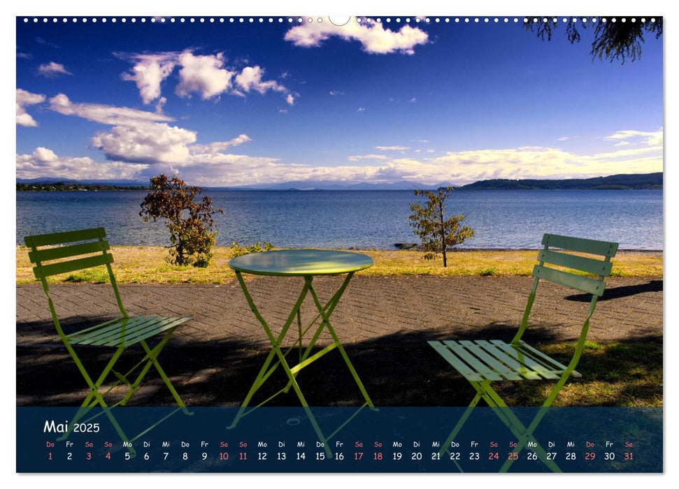 Magische Orte: Neuseeland (CALVENDO Premium Wandkalender 2025)