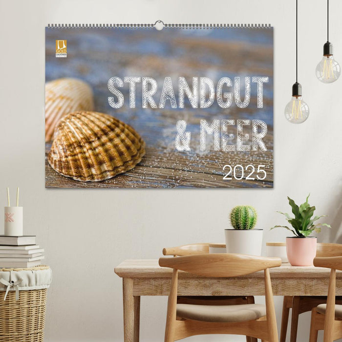 Strandgut und Meer 2025 (CALVENDO Wandkalender 2025)