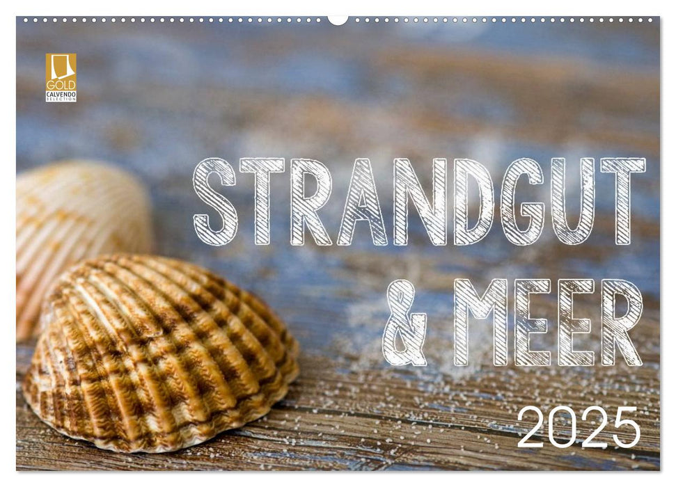 Strandgut und Meer 2025 (CALVENDO Wandkalender 2025)