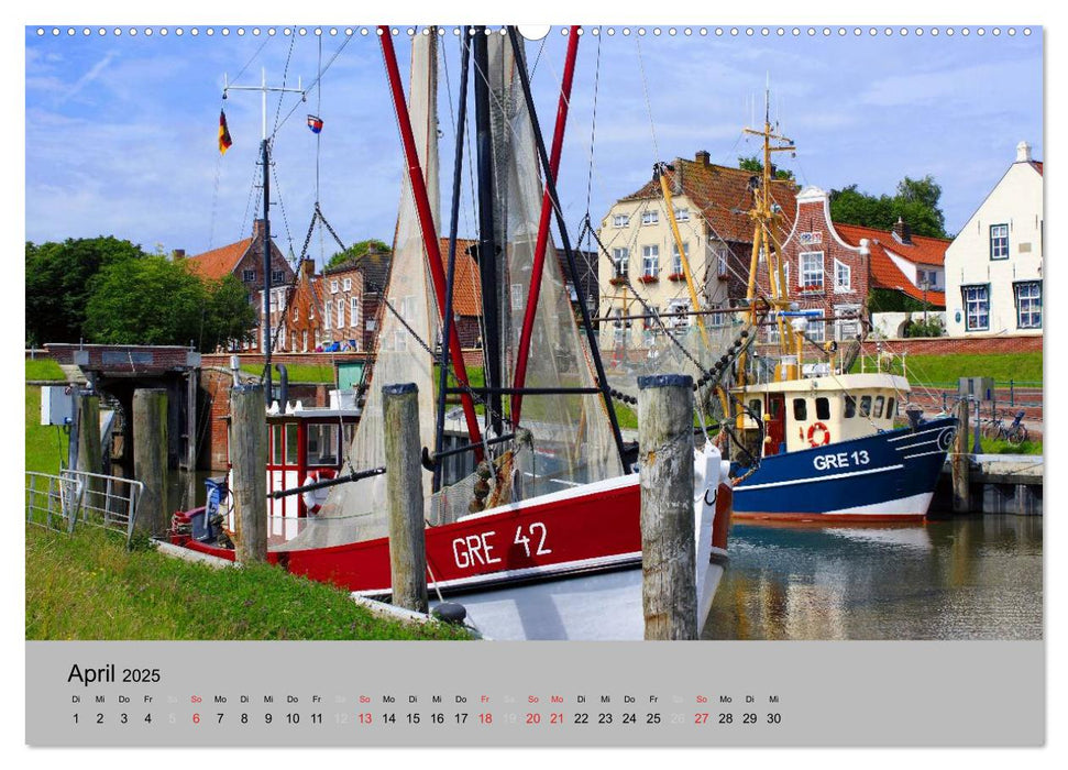 Ostfriesland an der Nordseeküste (CALVENDO Premium Wandkalender 2025)