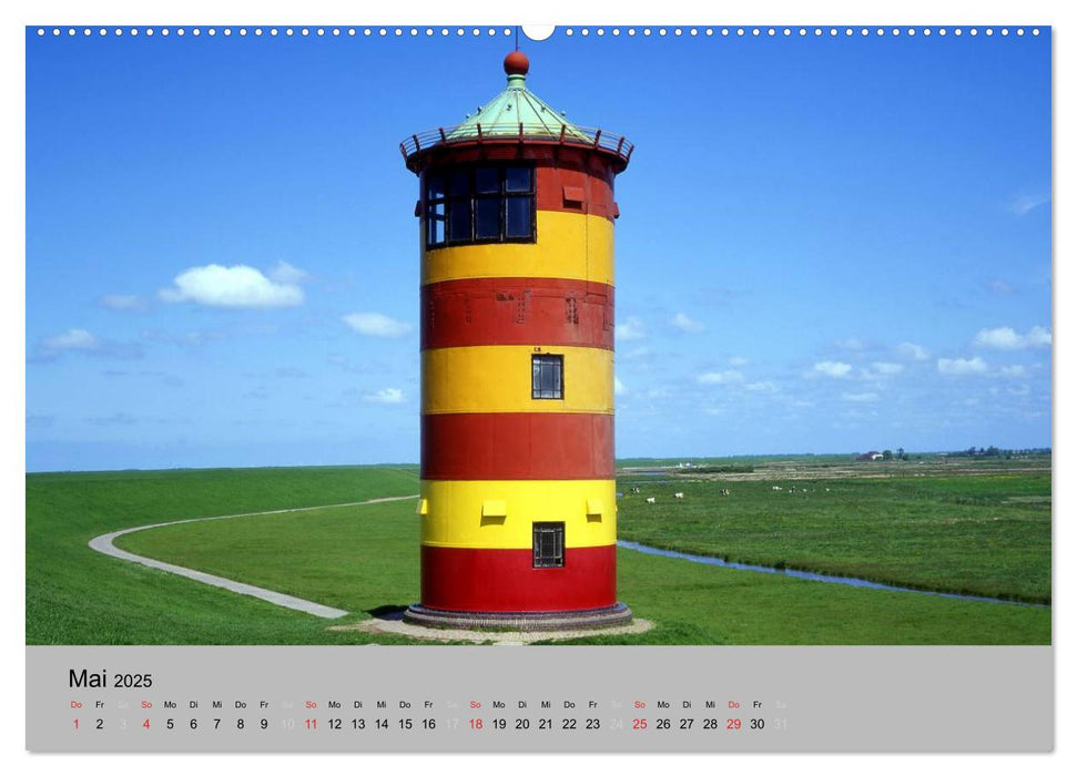 Ostfriesland an der Nordseeküste (CALVENDO Premium Wandkalender 2025)