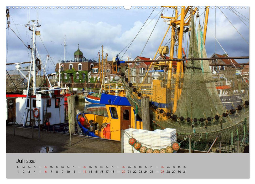 Ostfriesland an der Nordseeküste (CALVENDO Premium Wandkalender 2025)