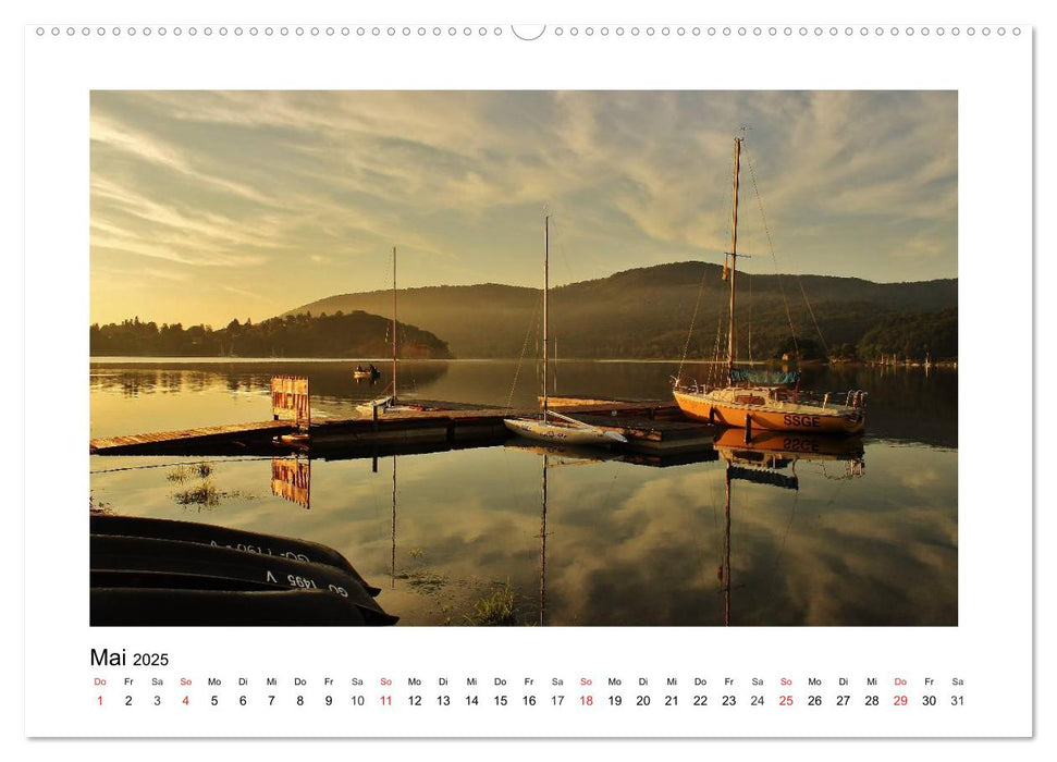 Morgens am Edersee (CALVENDO Premium Wandkalender 2025)