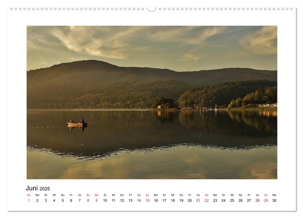 Morgens am Edersee (CALVENDO Premium Wandkalender 2025)