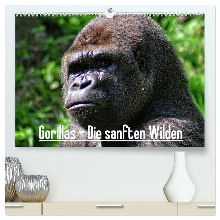 Gorillas - Die sanften Wilden (CALVENDO Premium Wandkalender 2025)