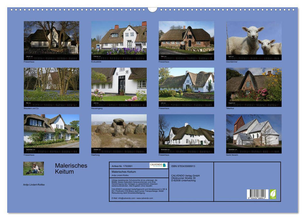 Malerisches Keitum (CALVENDO Wandkalender 2025)