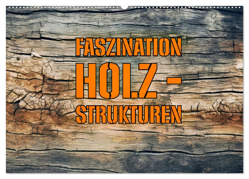 Faszination HOLZ - Strukturen (CALVENDO Wandkalender 2025)