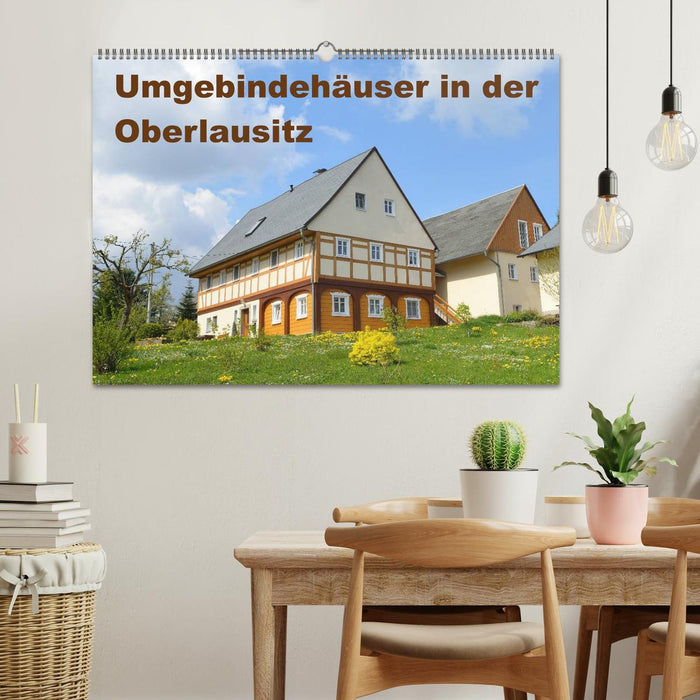 Umgebindehäuser in der Oberlausitz (CALVENDO Wandkalender 2025)