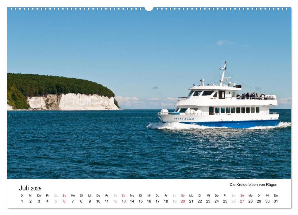 Rügen und Hiddensee (CALVENDO Premium Wandkalender 2025)