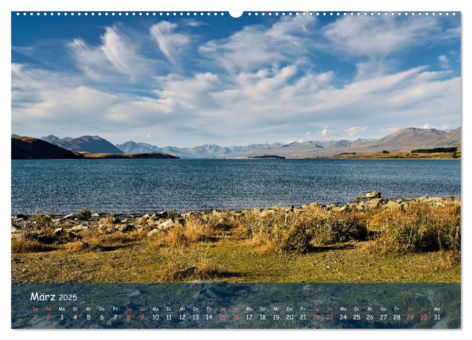 Neuseeland - Wo sich Himmel und Erde begegnen (CALVENDO Premium Wandkalender 2025)