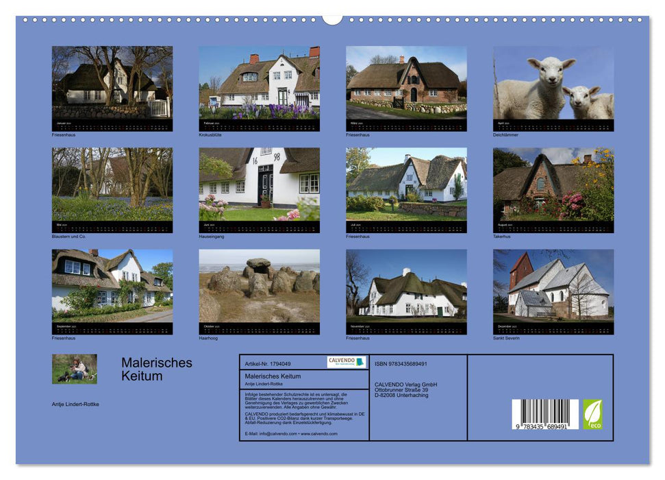 Malerisches Keitum (CALVENDO Premium Wandkalender 2025)