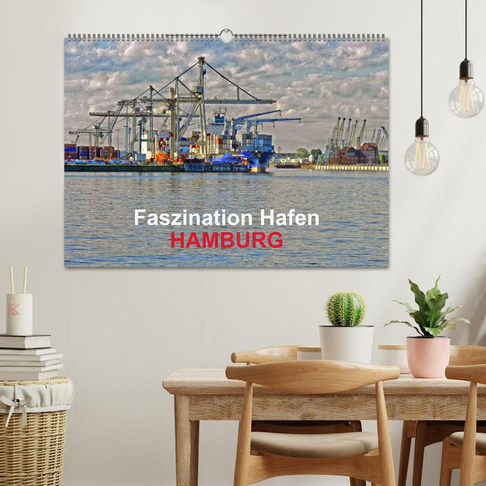 Faszination Hafen - Hamburg (CALVENDO Wandkalender 2025)