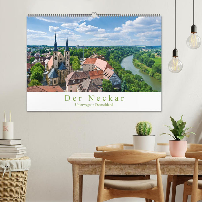 Der Neckar - Unterwegs in Deutschland (CALVENDO Wandkalender 2025)