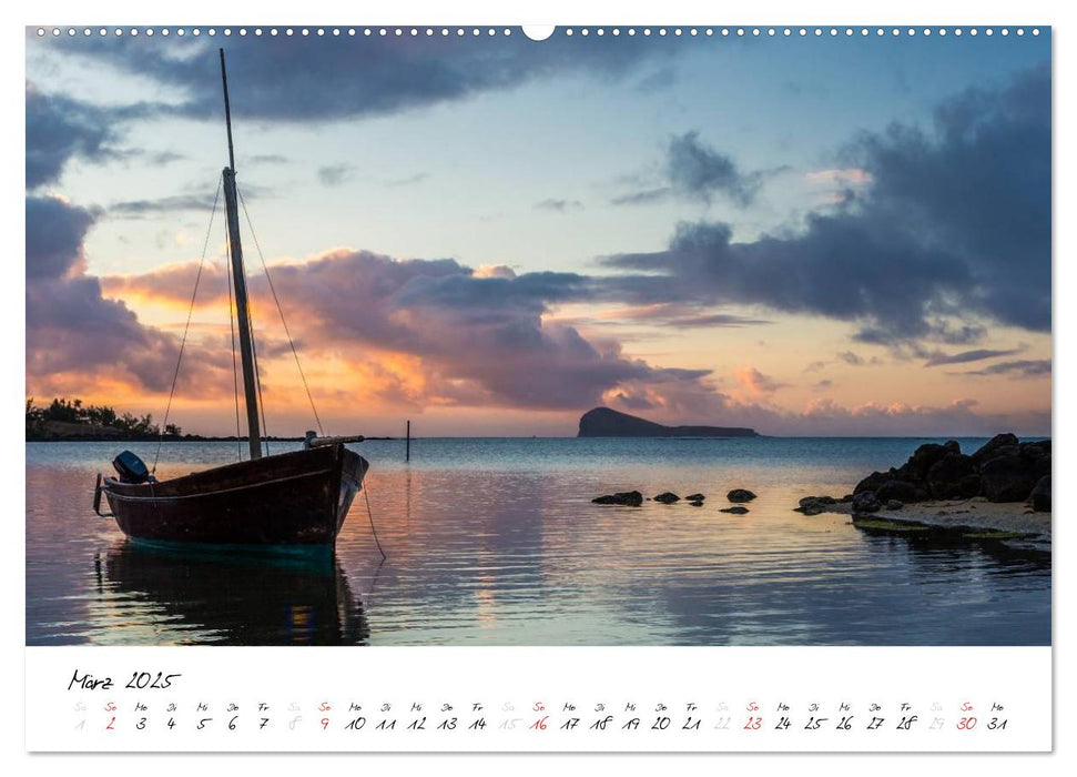 Mauritius - Insel zum Durchatmen (CALVENDO Premium Wandkalender 2025)