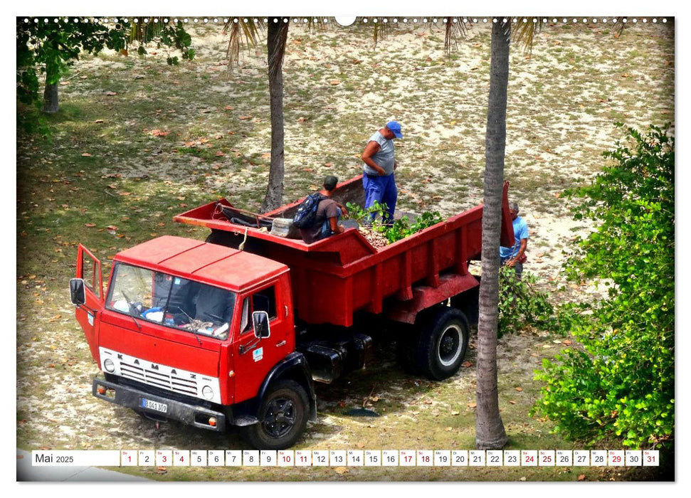 LKW Oldtimer der UdSSR - Sowjetische Lastkraftwagen in Kuba (CALVENDO Wandkalender 2025)