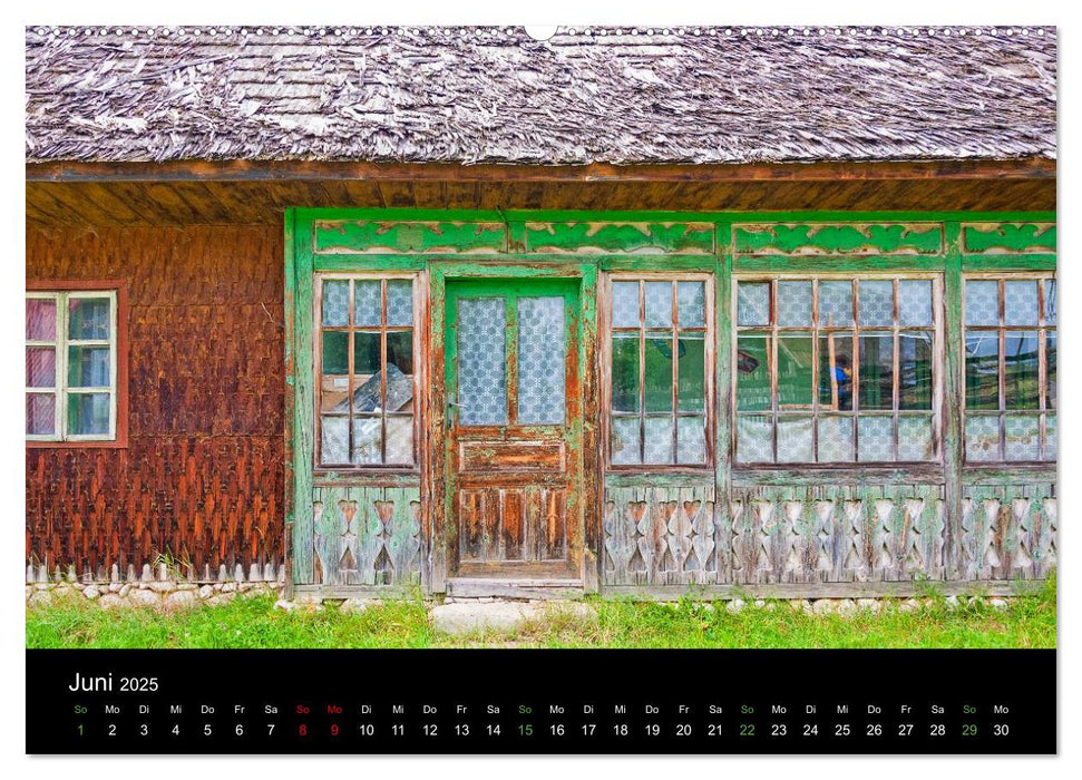 Siebenbürgen – Die malerischsten Bauernhäuser (CALVENDO Wandkalender 2025)