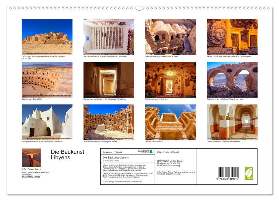 Die Baukunst Libyens (CALVENDO Premium Wandkalender 2025)