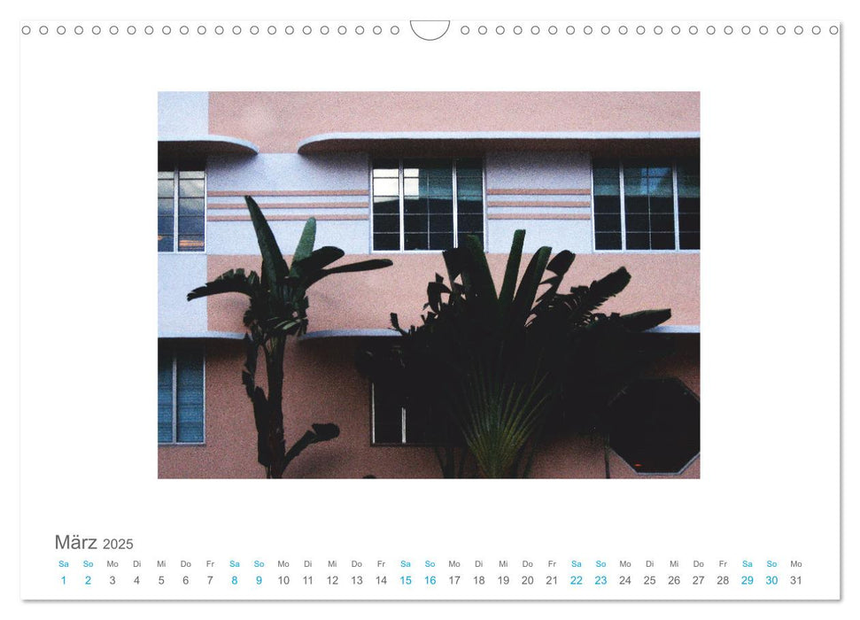 Miami Ocean Drive USA (CALVENDO Wandkalender 2025)