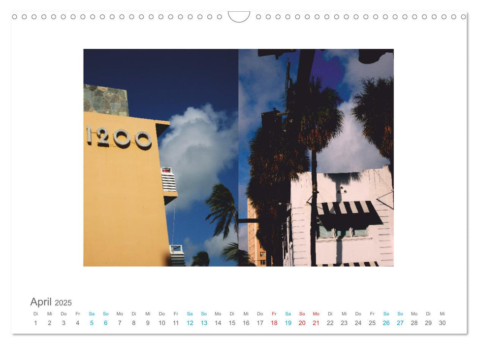 Miami Ocean Drive USA (CALVENDO Wandkalender 2025)