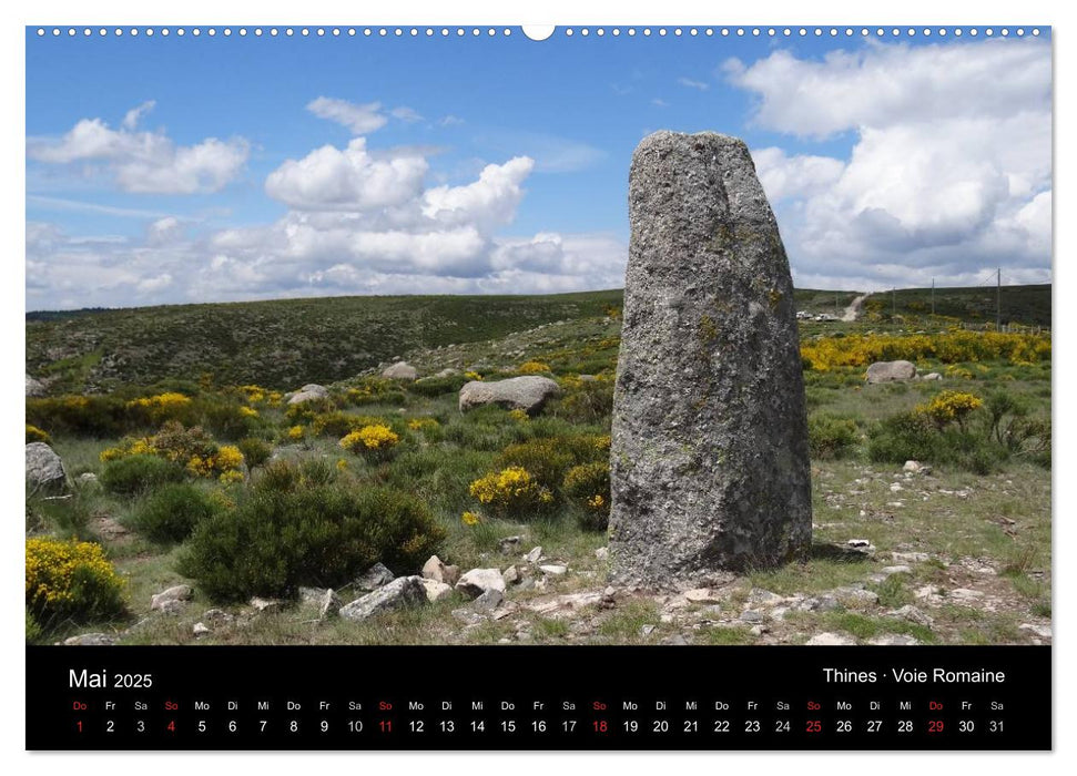 Ardèche · Wandergebirge und Kajakschluchten in Südfrankreich (CALVENDO Premium Wandkalender 2025)