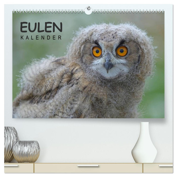 Eulen-Kalender (CALVENDO Premium Wandkalender 2025)