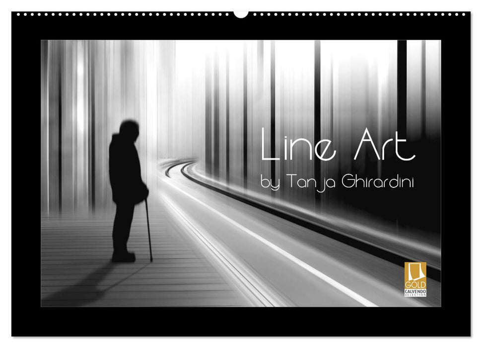 Line Art - by Tanja Ghirardini (CALVENDO Wandkalender 2025)