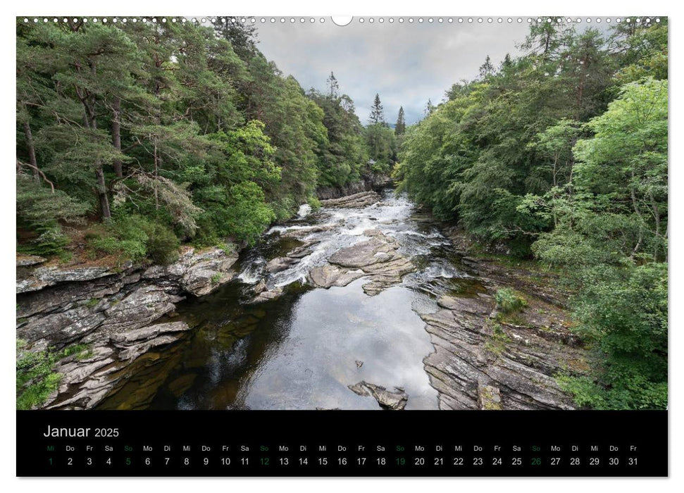 Schottland Highlands und Ostküste (CALVENDO Wandkalender 2025)