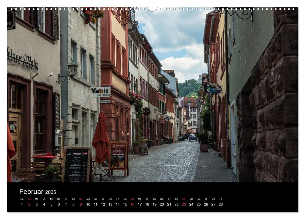 Heidelberger Stadtansichten (CALVENDO Premium Wandkalender 2025)