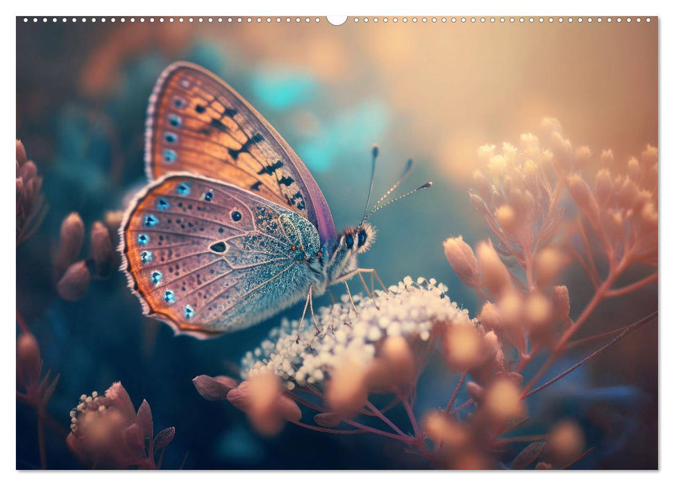 Filigrane Leichtigkeit - Schmetterlinge (CALVENDO Premium Wandkalender 2025)