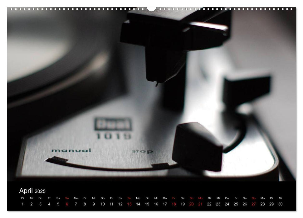 Vintage Turntables Made In Schwarzwald (CALVENDO Premium Wandkalender 2025)