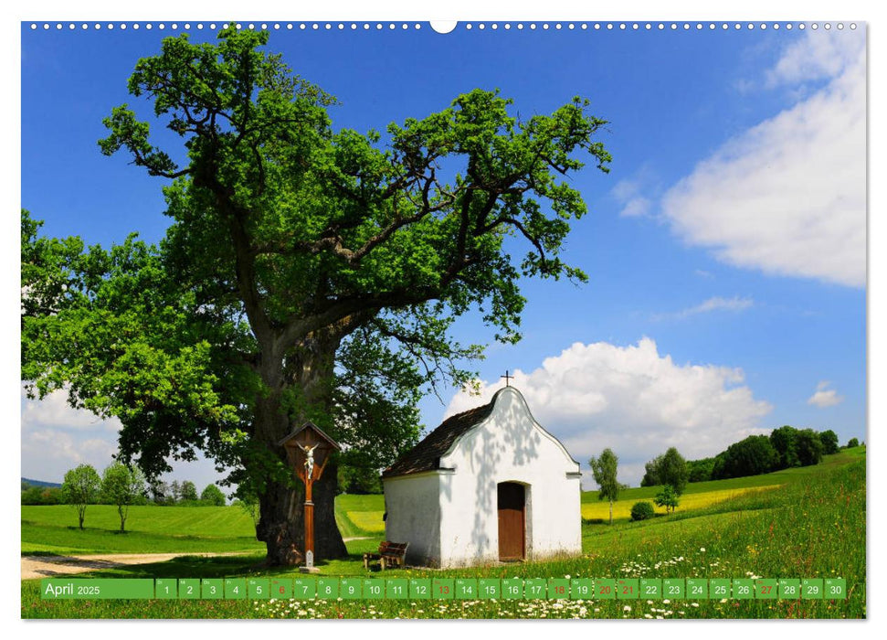 Kirchen und Kapellen in Bayern (CALVENDO Premium Wandkalender 2025)