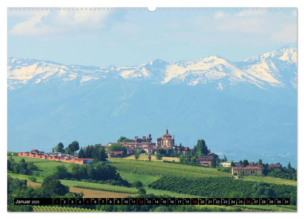 Die Langhe - Im Herzen des Piemonts (CALVENDO Premium Wandkalender 2025)