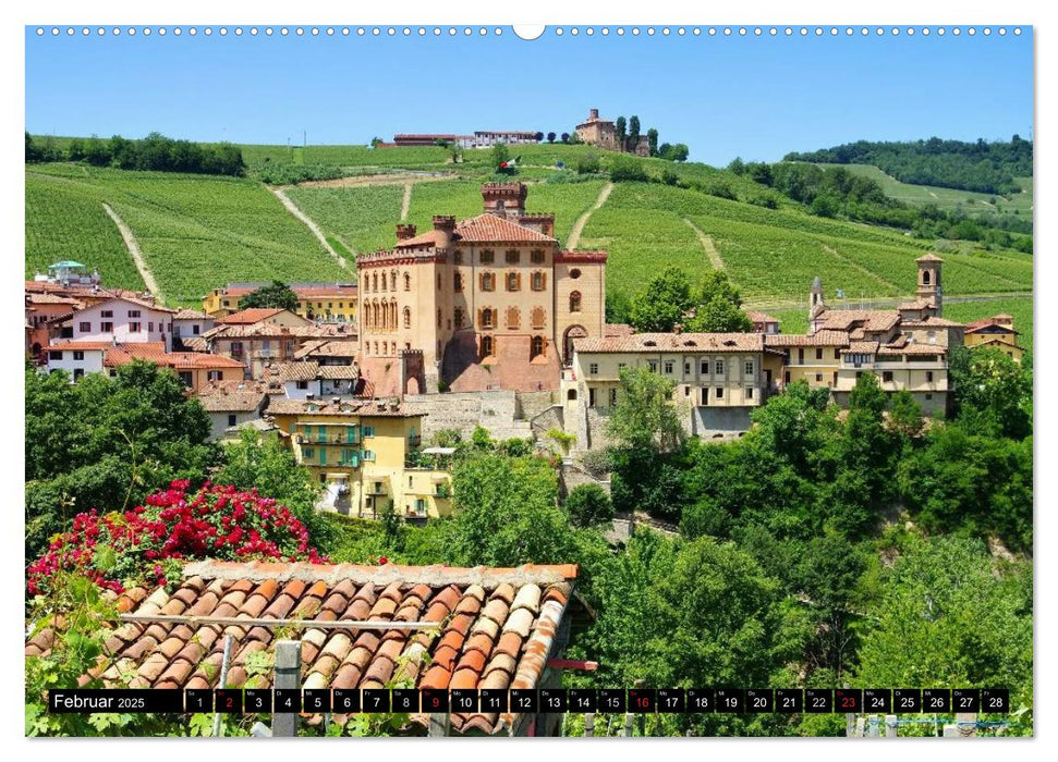 Die Langhe - Im Herzen des Piemonts (CALVENDO Premium Wandkalender 2025)