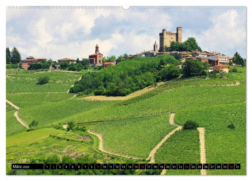 Die Langhe - Im Herzen des Piemonts (CALVENDO Premium Wandkalender 2025)