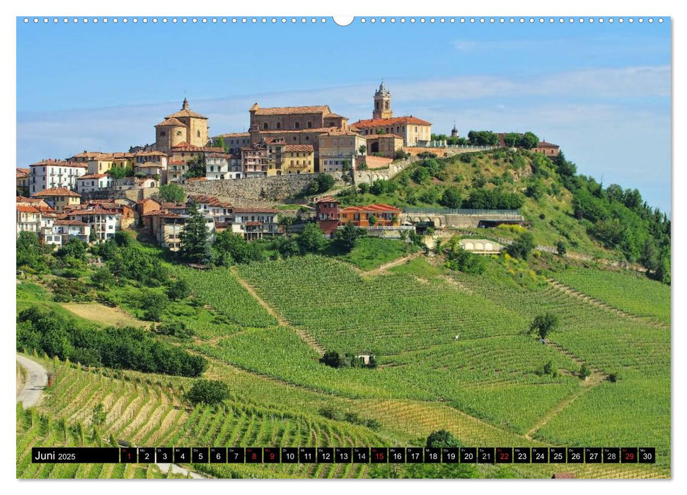 Die Langhe - Im Herzen des Piemonts (CALVENDO Premium Wandkalender 2025)