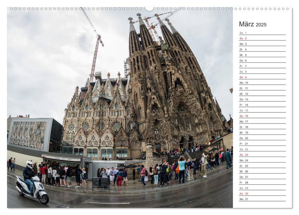 Emotionale Momente: Barcelona - die Metropole. (CALVENDO Premium Wandkalender 2025)