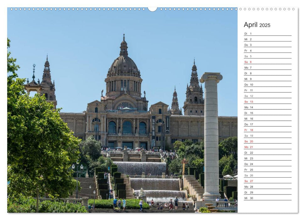 Emotionale Momente: Barcelona - die Metropole. (CALVENDO Premium Wandkalender 2025)