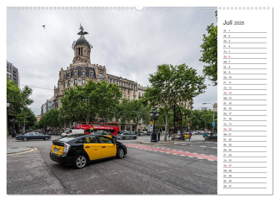 Emotionale Momente: Barcelona - die Metropole. (CALVENDO Premium Wandkalender 2025)