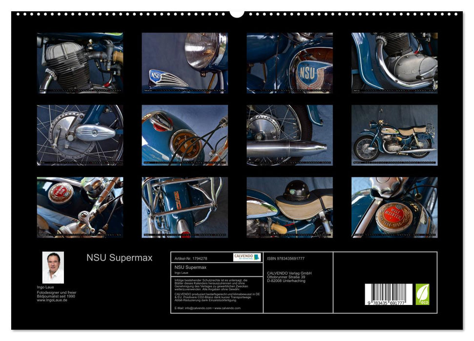 NSU Supermax (CALVENDO Premium Wandkalender 2025)