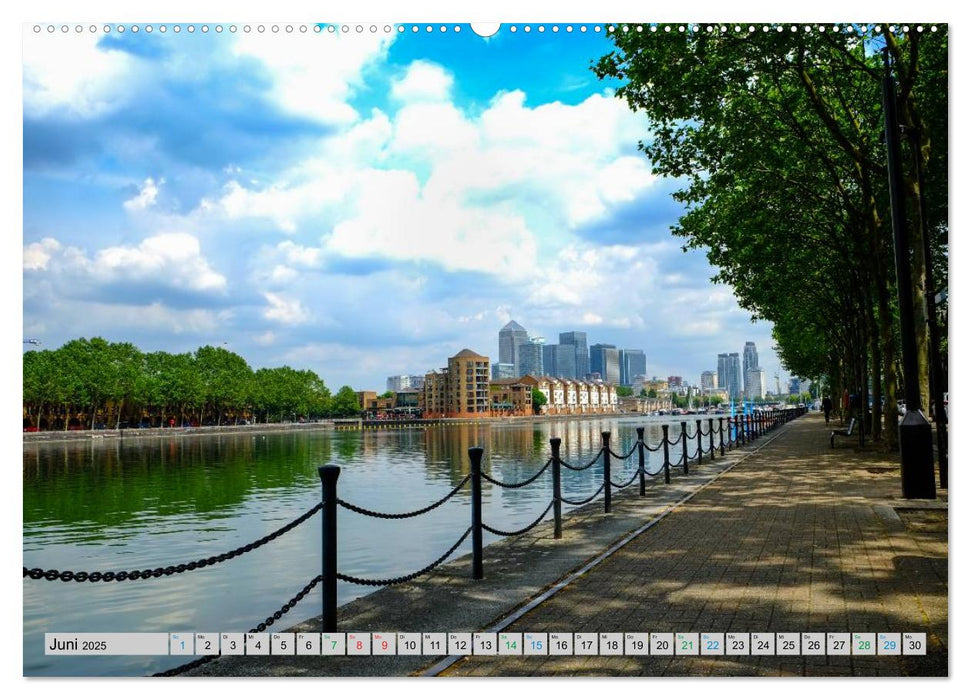 London - Flüsse, Seen und Kanäle (CALVENDO Premium Wandkalender 2025)